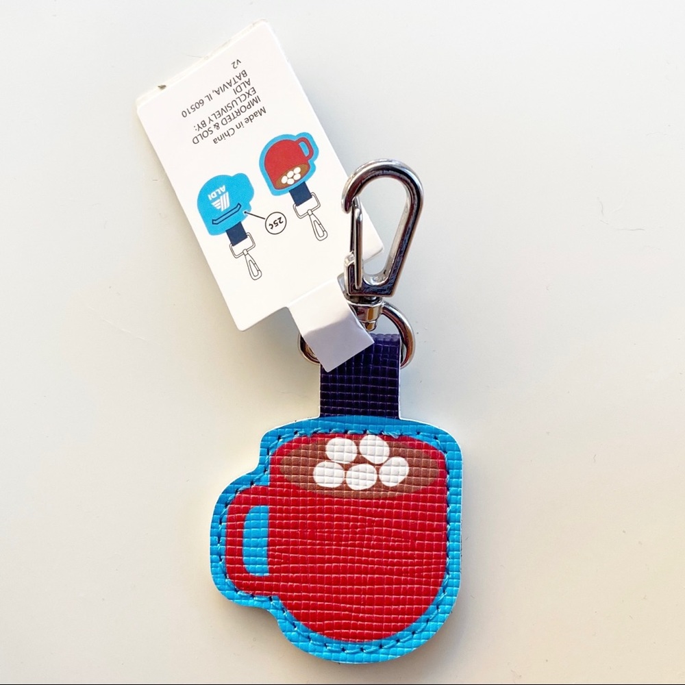 ALDI Quarter Keeper Cocoa Key Fob Key-Chain‎ NEW!
